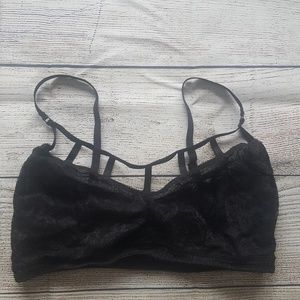 Torrid (lovesick) black cage bralette